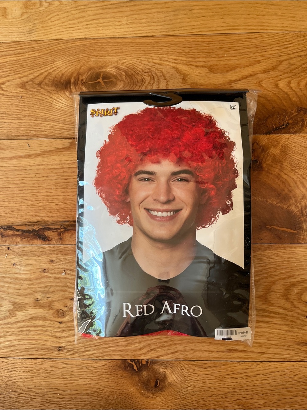 Spirit Bright Red Curly Afro Wig